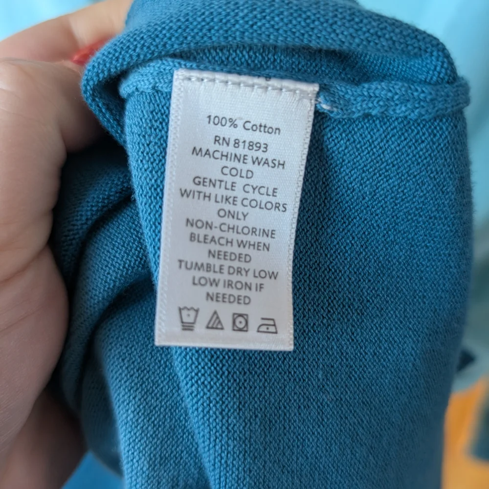 Isaac Mizrahi Blue Ombre Cardigan - Picture 4 of 7